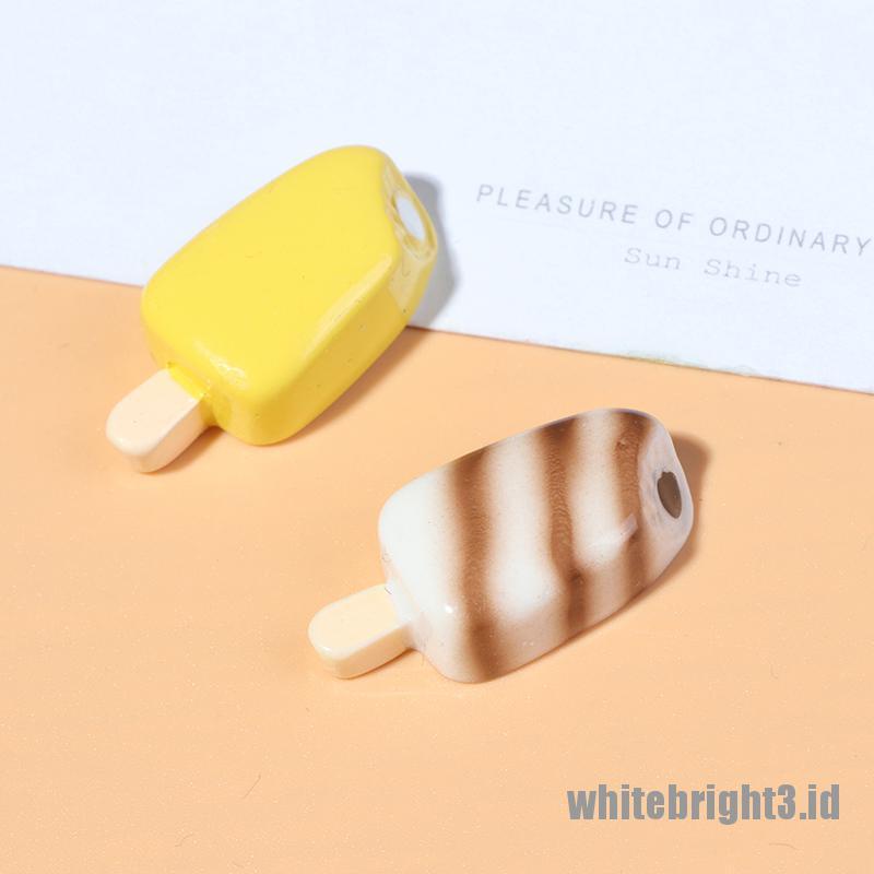 {white3} 5Pcs 1:12 1:6 Dollhouse Miniature Popsicle Ice Cream Dolls Kitchen Food