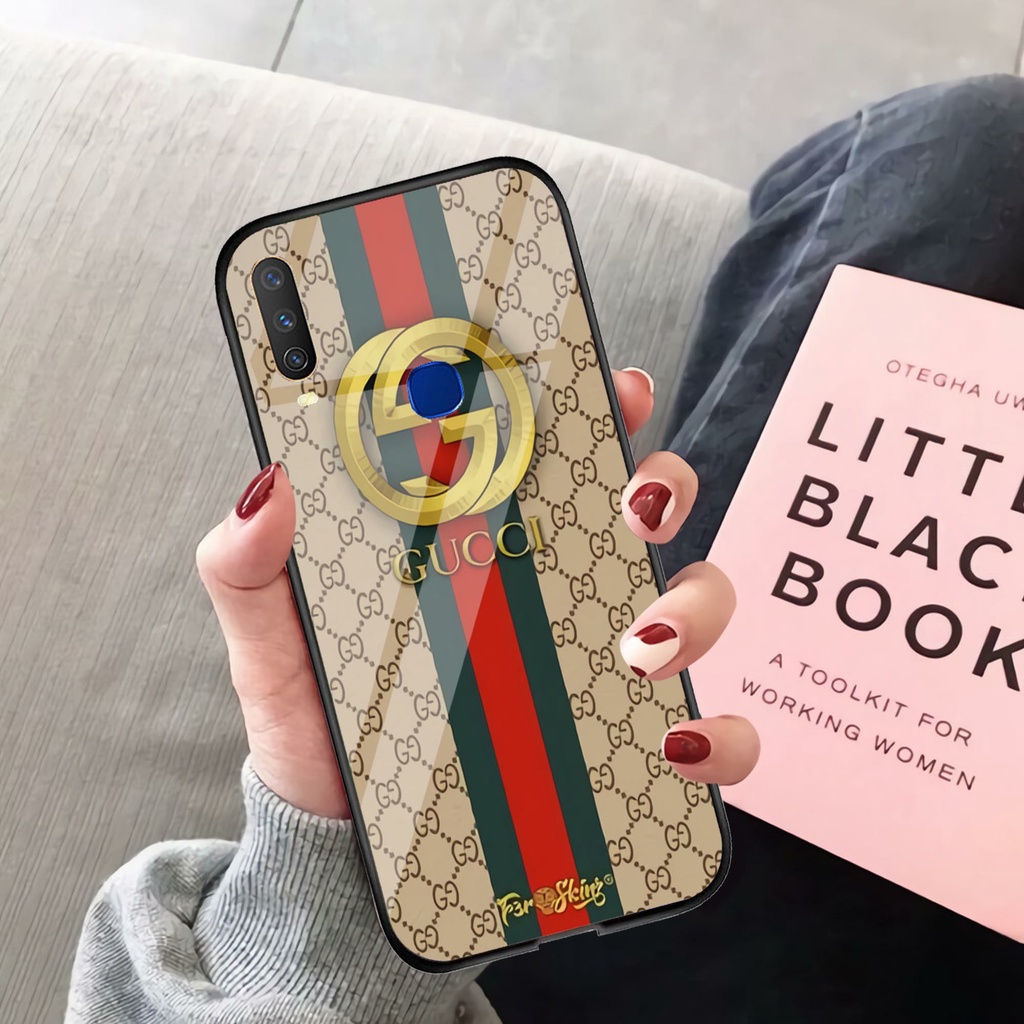 (GC 06) Softcase Kaca Vivo Y12 - Kesing Kaca Vivo Y12 - Case Cantik Vivo Y12 - Case Kekinian Vivo Y1