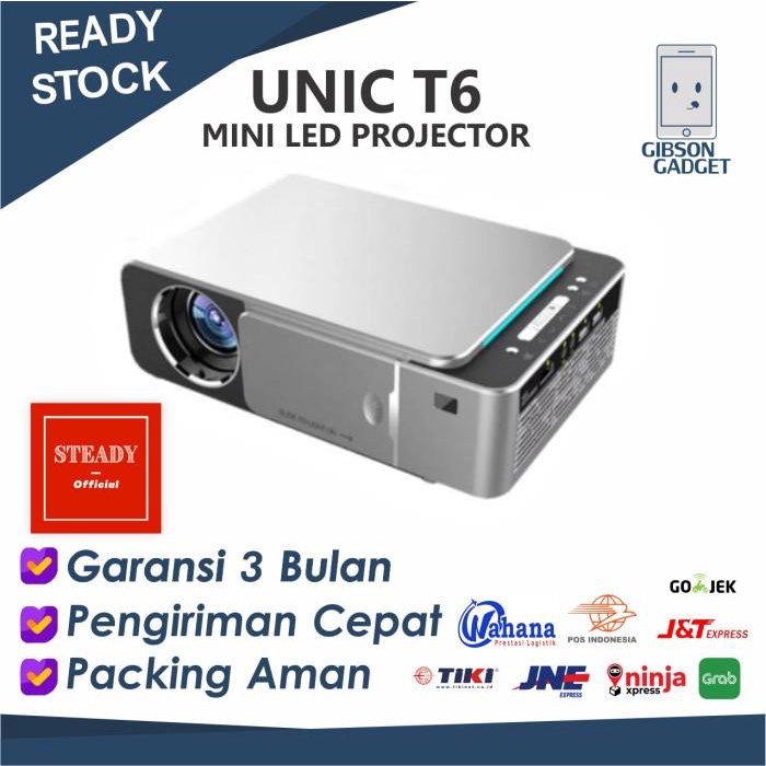 

Irled | Unic T6 Mini Led Projector 3000 Lumens Proyektor Wifi Mirror Bukan C9