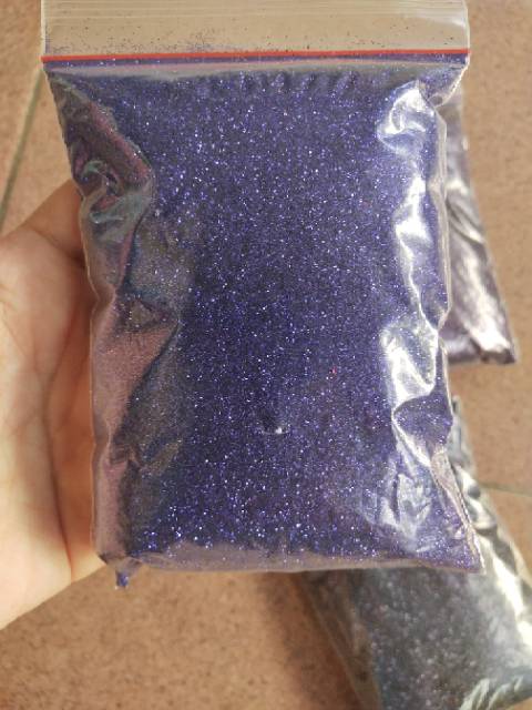 SERBUK GLITTER ANEKA WARNA UNGU