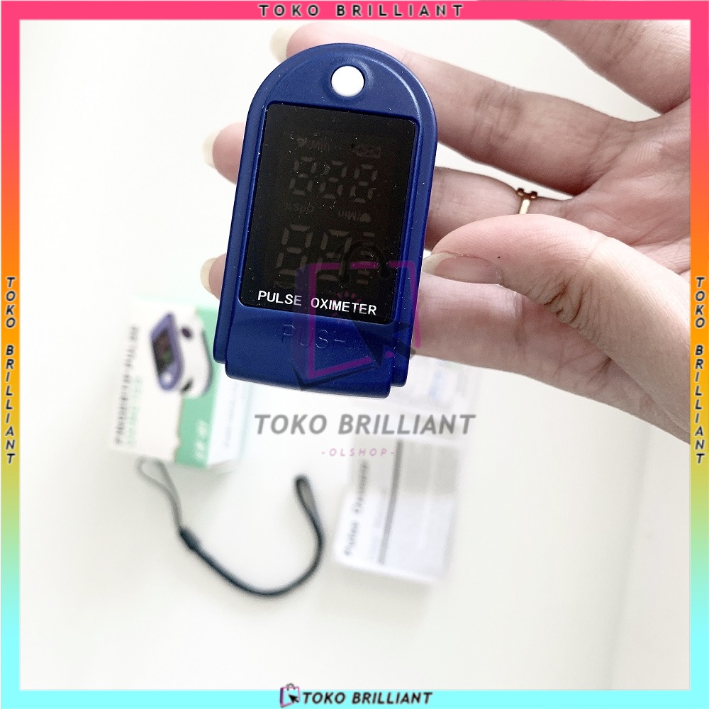 [COD] Fingertp Pulse Oximeter Oxymeter Spo2 alat ukur kadar oksigen darah dan detak