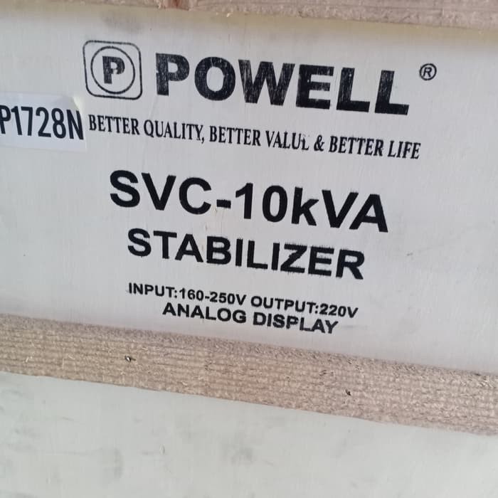 stabilizer powell 10kva