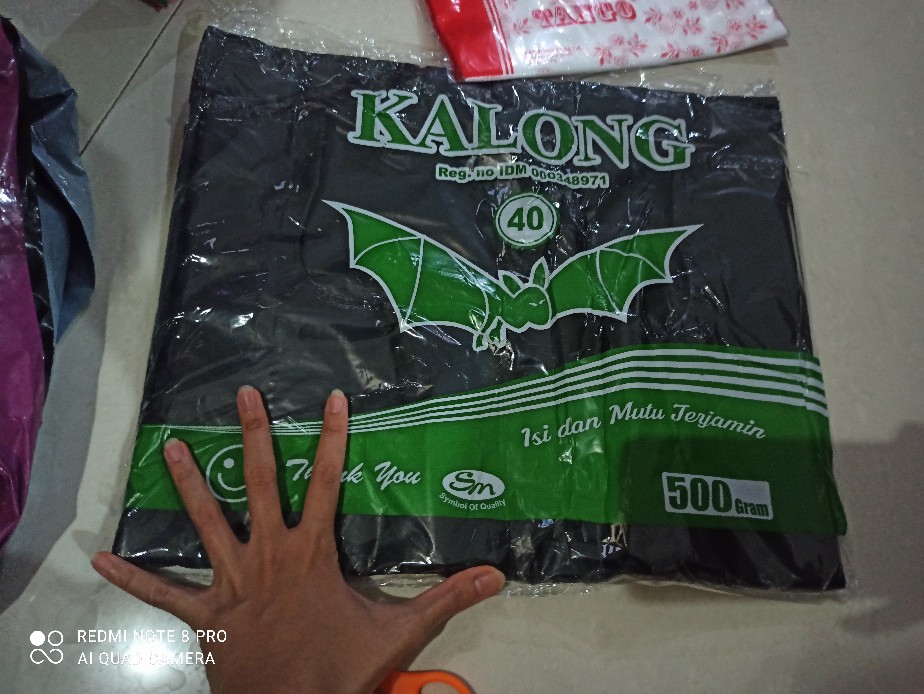 Kantong Plastik Kresek Hitam 40 Kalong