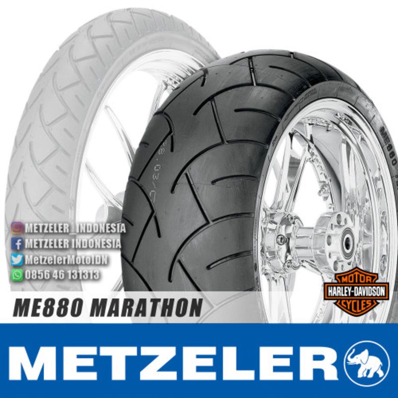 BAN MOTOR HARLEY DAVIDSON METZELER ME880 160/60R18 76V TL