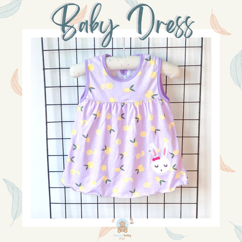 MBSS - Dress DEAR SUNNY Bayi Perempuan / Baju Bayi Cewek / Pakaian Bayi Perempuan Lucu / DS11