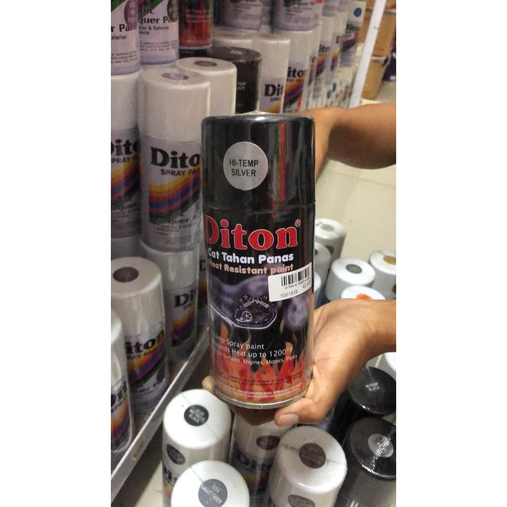 [1639] Diton Hi-Temp Silver / Diton Cat Semprot Anti Panas