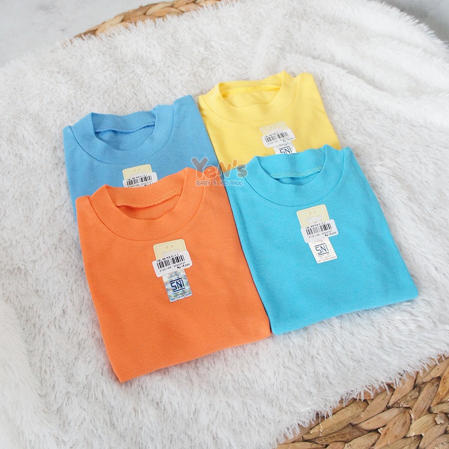 NARY Kaos Oblong Tangan Panjang Warna Summer Tone