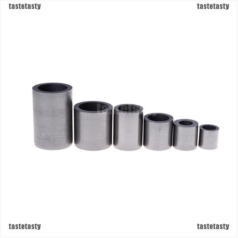 【TATY】6 Size Pure Graphite Crucible Cup Propane Torch Melting Gold Silver Copper