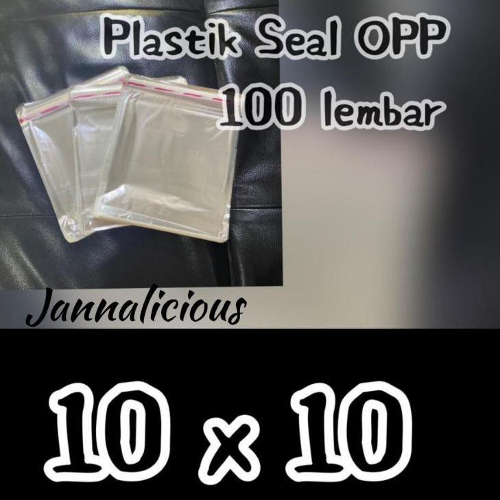 

h7 S80 Plastik OPP Seal Atas uk. 10x10 (30micron) QP Terkini_
