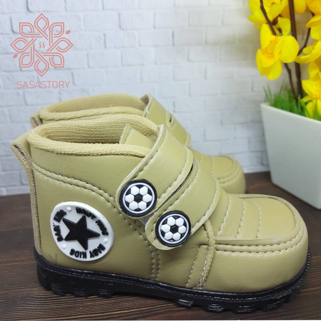 mandirishoesstore-SEPATU BOOT ANAK LAKI-LAKI USIA 12 3 TAHUN CAY02