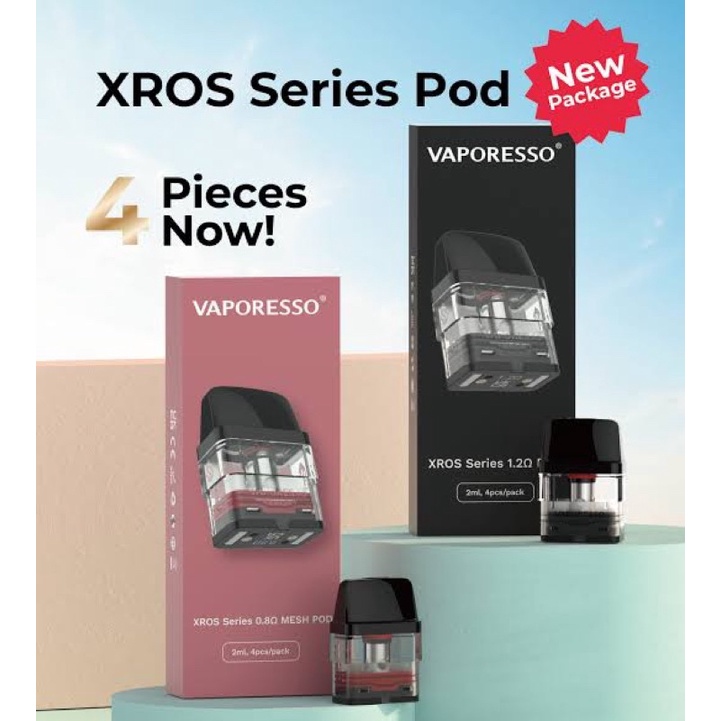 VAPORESSO XROS Pod Cartridge ( 1 Pck / 4 Pcs )