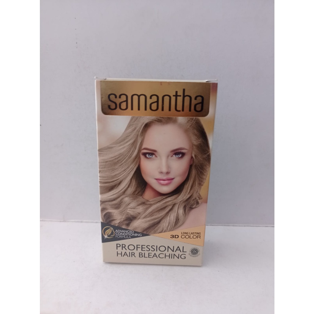 Samantha Professional Hair Bleaching 10 g/memudahkan warna alami rambut Anda sebelum diwarnai
