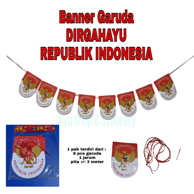 Banner GARUDA   DIRGAHAYU REPUBLIK INDONESIA