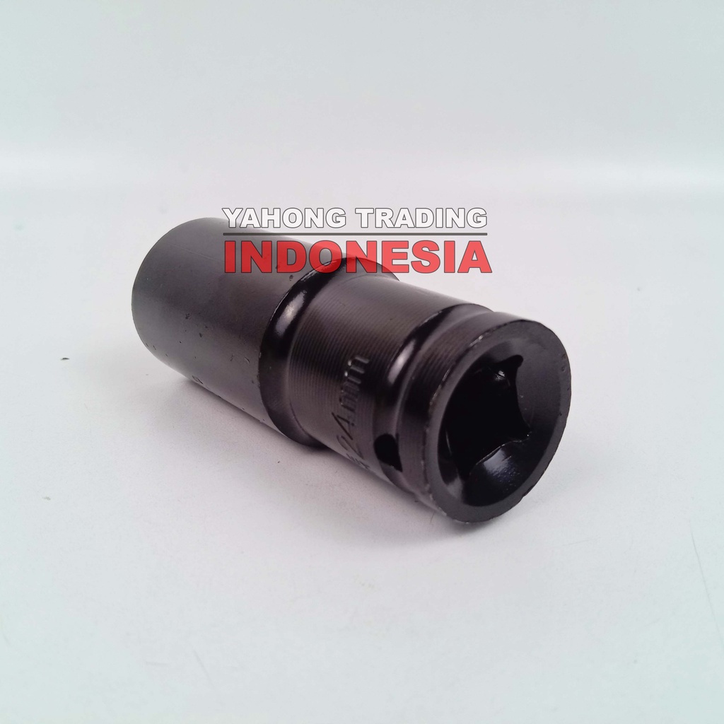 Deep Socket Impact Mata Kunci Sock Shock Sok 1/2 inch 14mm 21mm 24mm