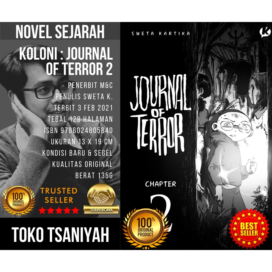 Buku Komik Horor Koloni Journal Of Terror 2 Sweta Kartika Komik Hantu Horror Komik Misteri Mistery