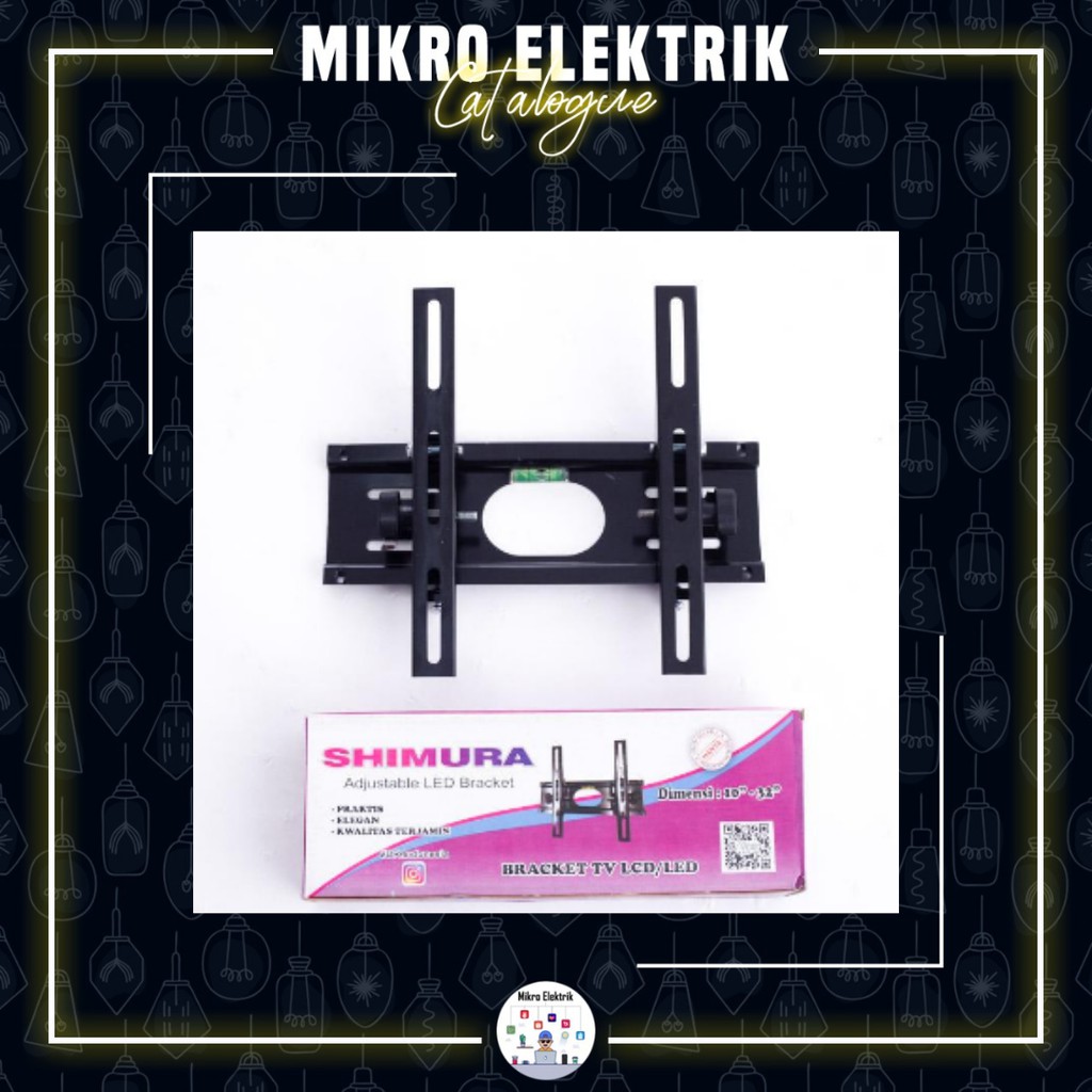 Breket TV Brecket TV Bracket TV LCD LED SHIMURA KECIL 10&quot;-32