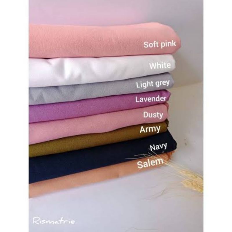 Kerudung square bahan crepe premium 120 x 120