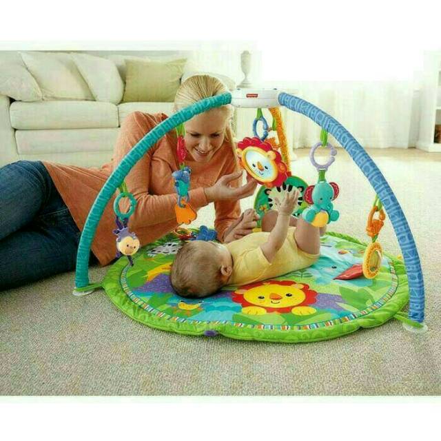 Fisher Price Rainforest Activity Gym Matrass Mainan Bayi