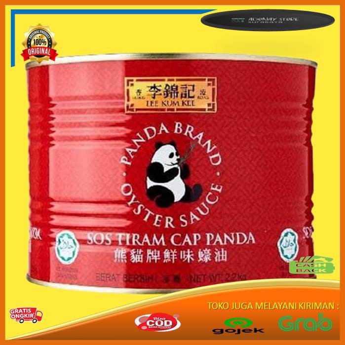

Lee Kum Kee Saos Tiram Cap PANDA Kaleng 2.2kg