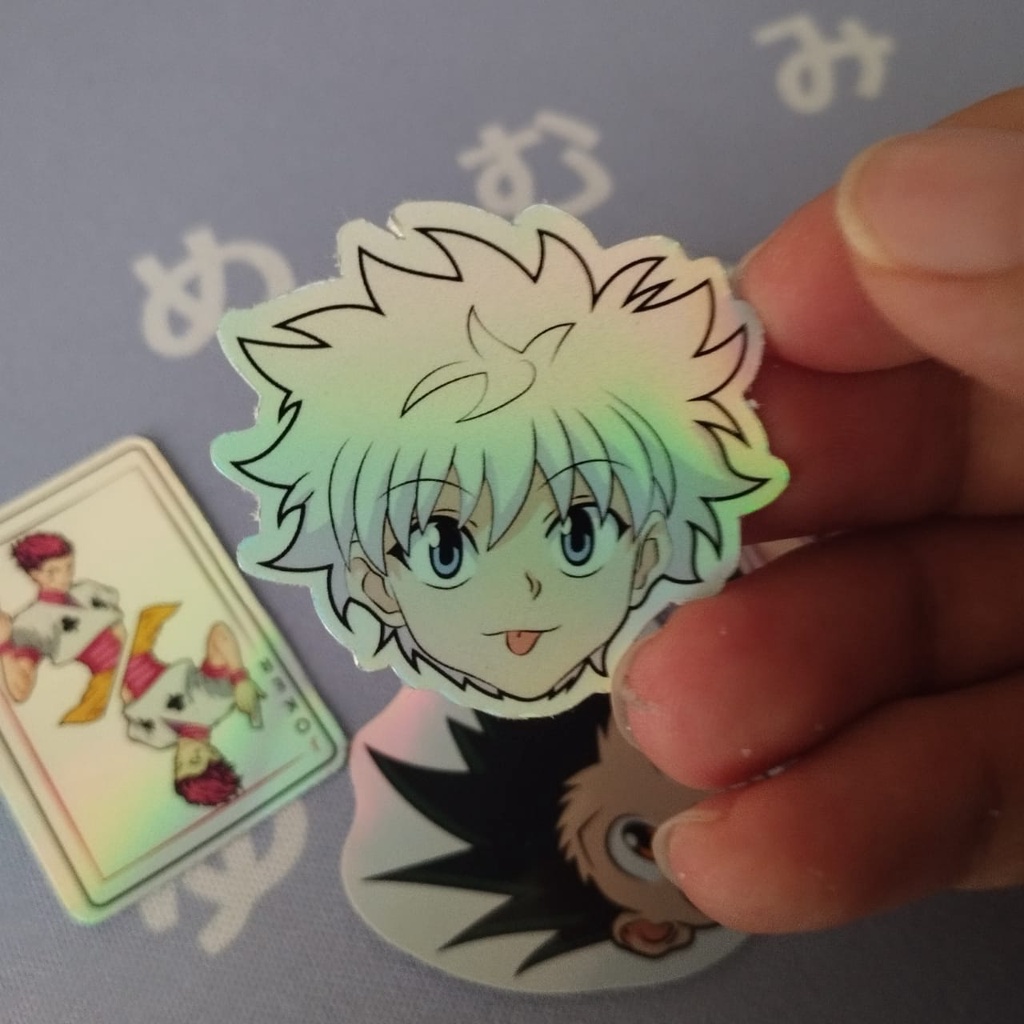 

Sticker Hologram Anime - Hunter x Hunter - Gon, Kilua - 4pcs