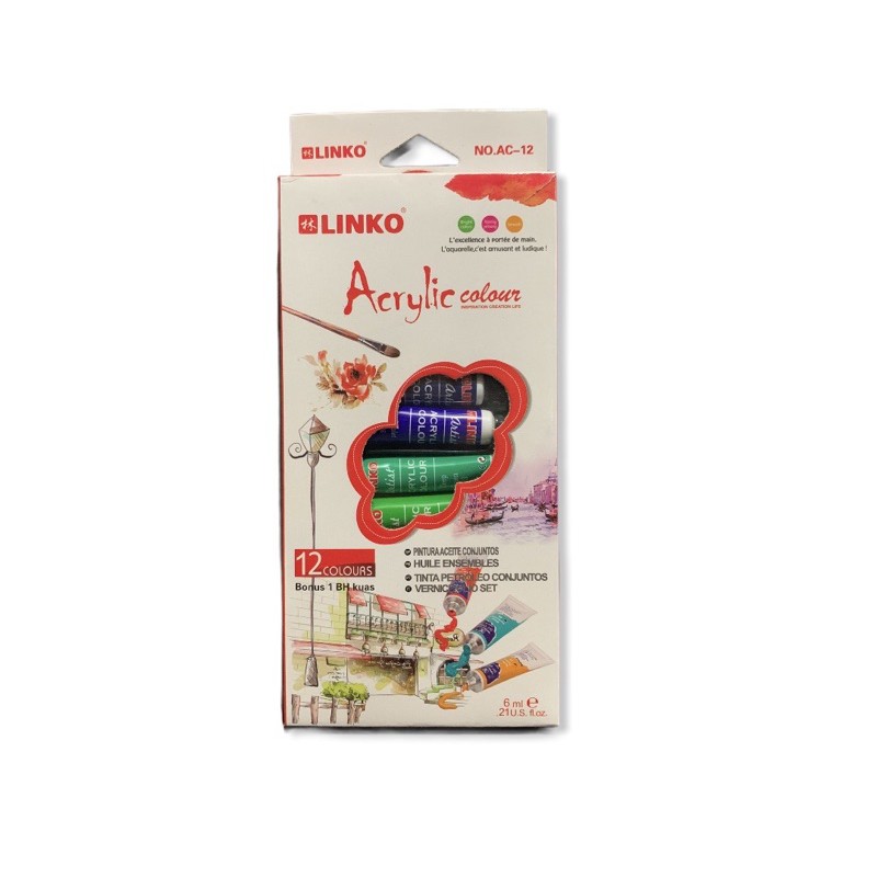 

cat acrylic linko 12 warna