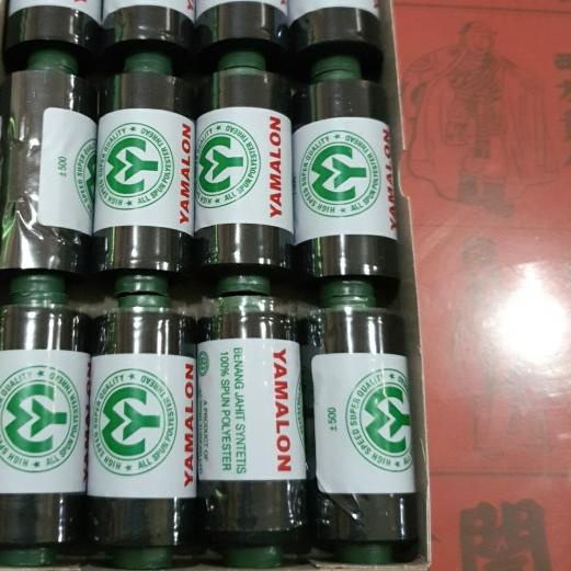 Benang jahit yamalon isi 12 pcs - Hitam