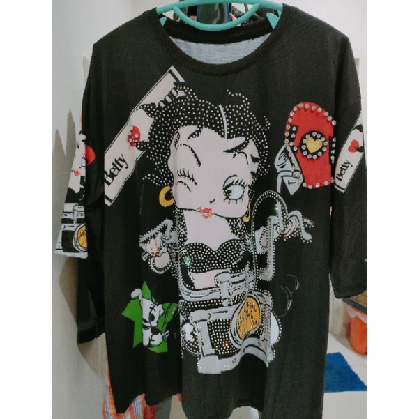 Kaos import premium Betty Boop Oversize