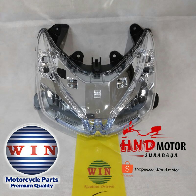 Reflektor Vario 110 Fi + LED Lampu Depan Vario 110 Fi LED / HeadLight motor Vario Fi LED 2014 2015 s