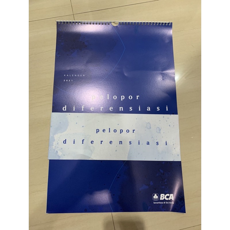 kalender dinding BCA 2021