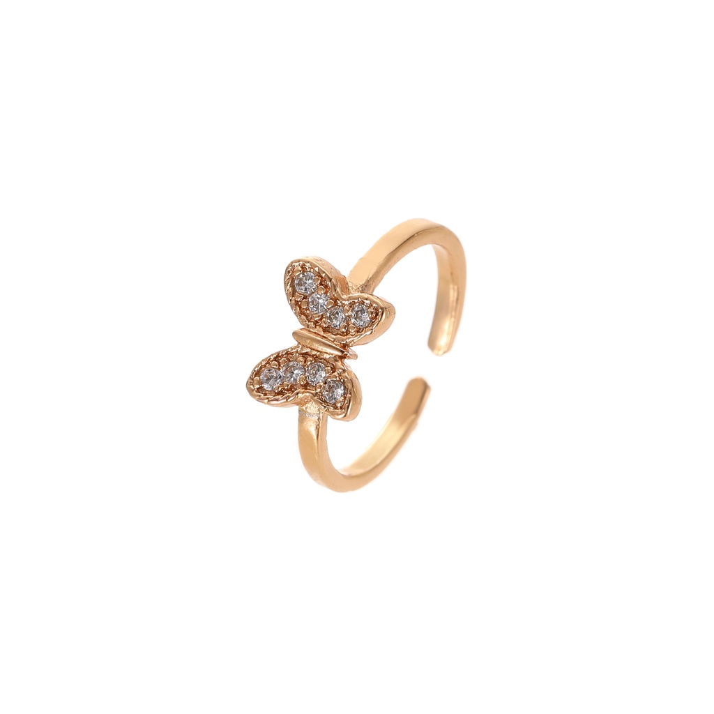 ♥✅COD✨Titanium Set Perhiasan Anak Perempuan Satu Set Kalung Cincin Gelang Anting D463