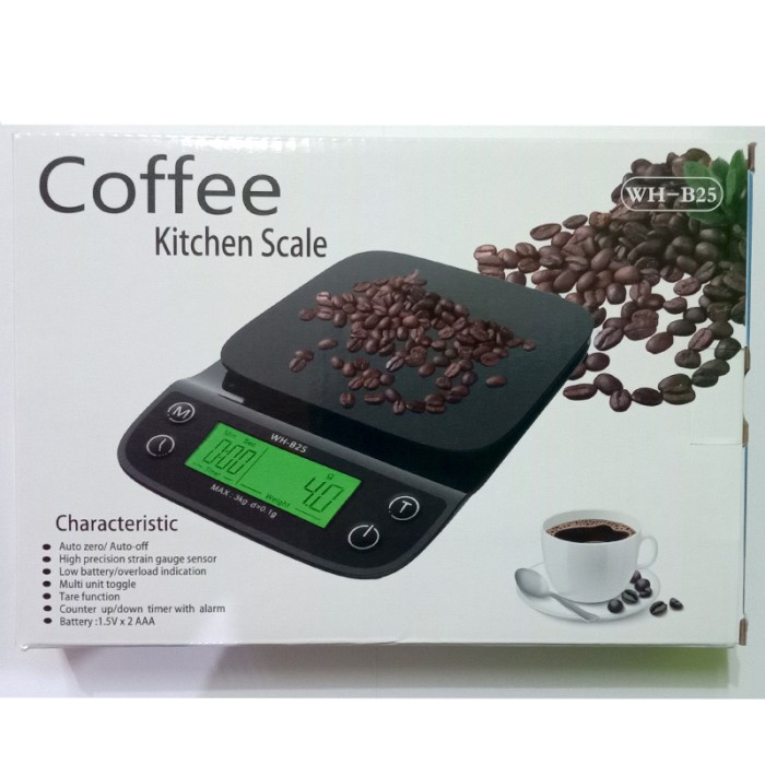 

DISKON - (BISA COD) V60 Drip Coffee Scale With Timer Timbangan Kopi untuk V60