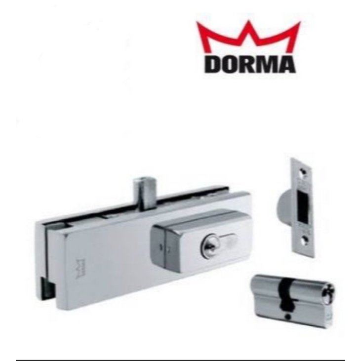 Kunci Pintu Kaca Frameless Dorma Universal Light US 10 Patch Fitting Glass Lock Dorma US10