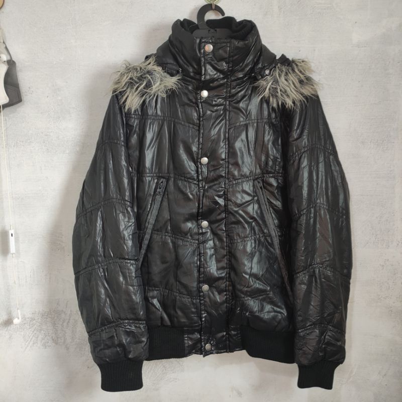 Nylaus puffer wax jacket