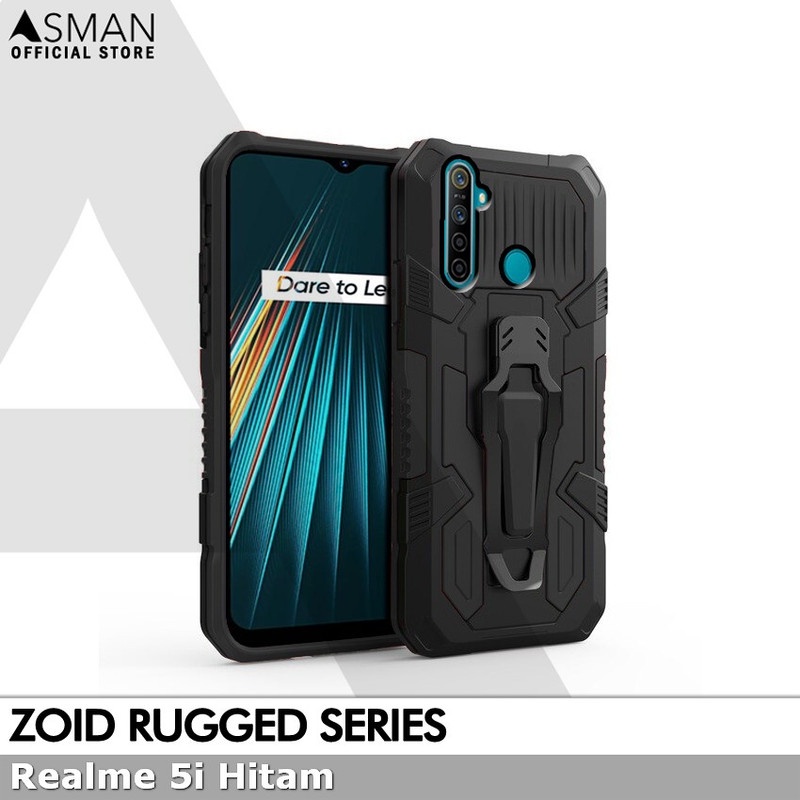 Asman Case Realme 5i Zoid Ruged Armor Premium