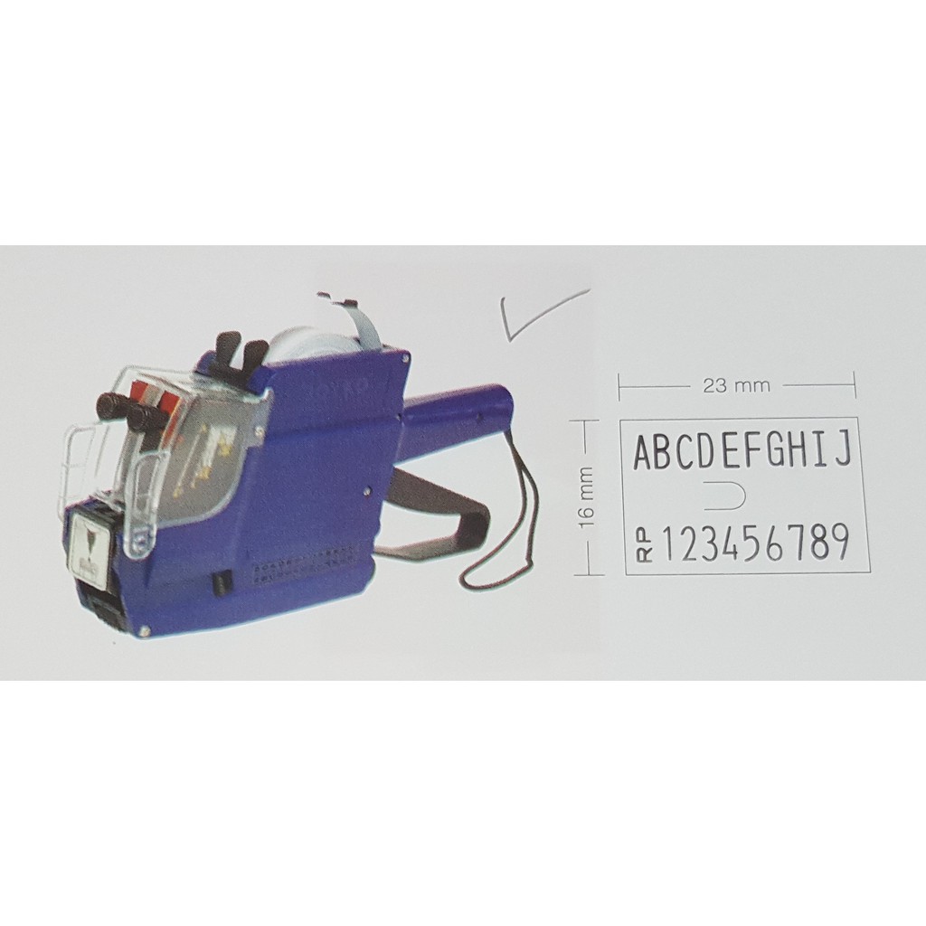 

Alat Label Harga 2 Baris 10 Digit Price Labeller Joyko MX-6600A