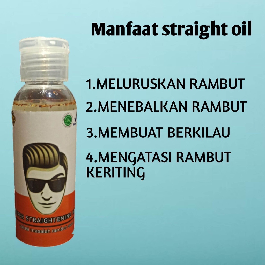 [60 ML] Super Straightening Hair Minyak Pelurus Rambut 100% Permanen Pelurus Rambut Pria Wanita Pelurus Rambut Keriting Ikal Gelombang Viral