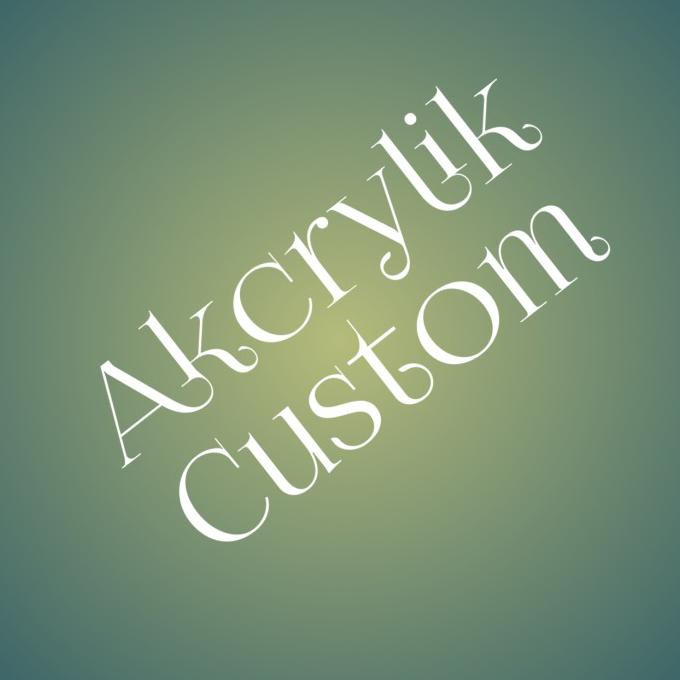 

FALSH SALE Akrilik custom.4