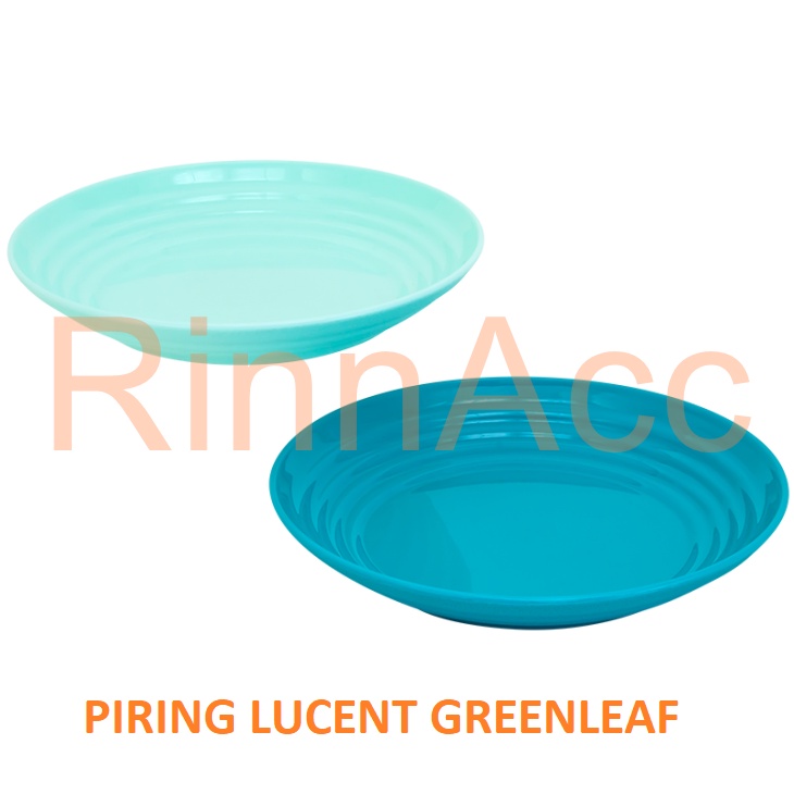 Piring Makan Lucent Greenleaf TOSCANA / Piring Makan Plastik Tebal