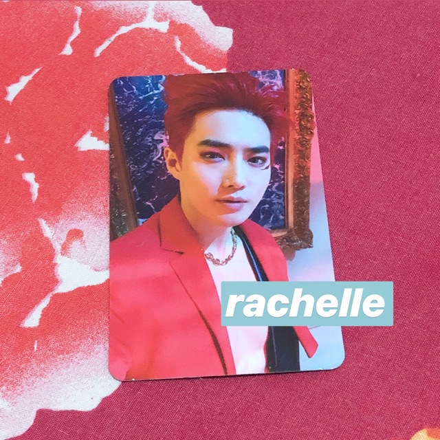 EXO SUHO PHOTOCARD PC FROM OBSESSION VER ALBUM CHANYEOL SEHUN KAI BAEKHYUN CHEN D.O LAY XIUMIN