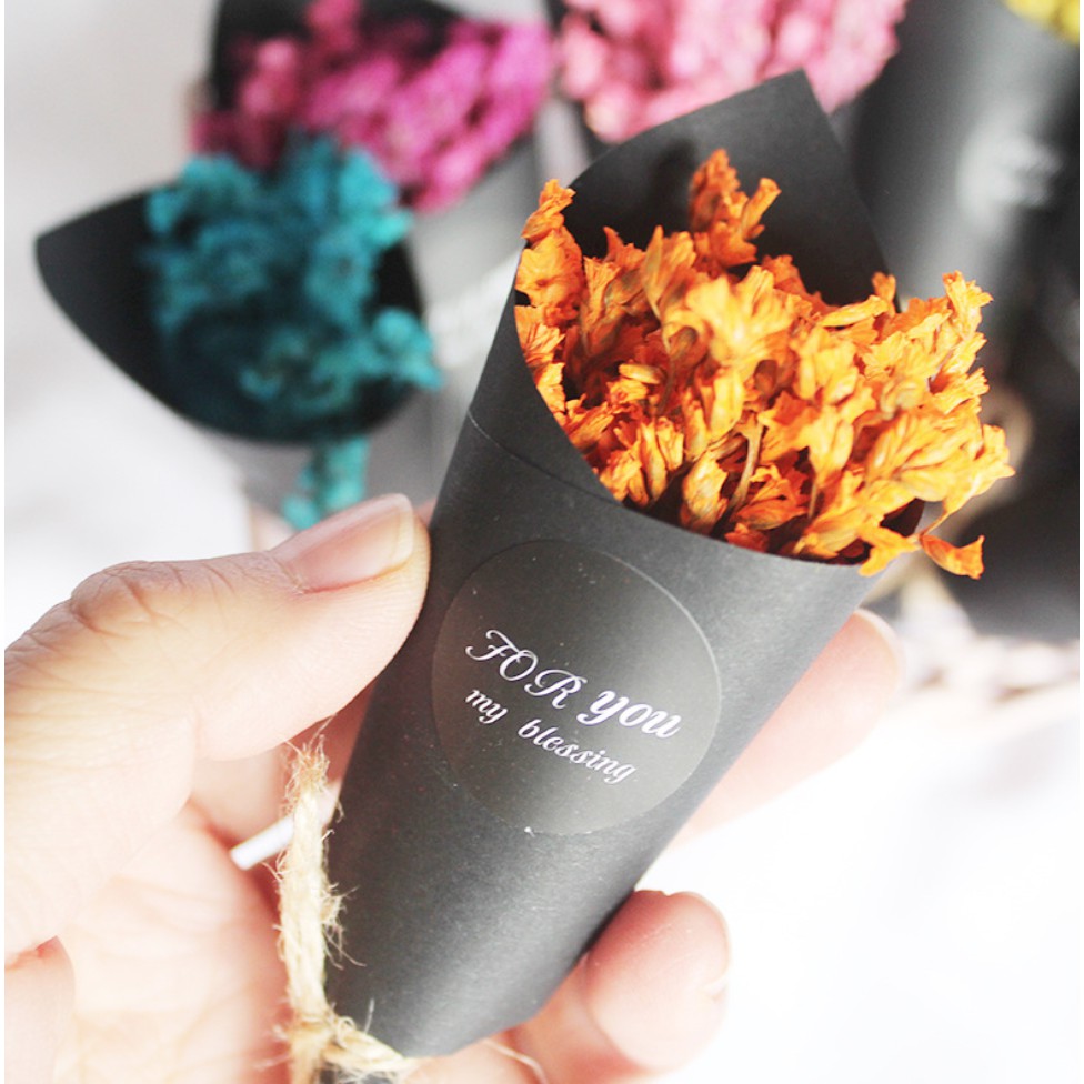 Bunga Kering Buket Mini Dried Flower Bouquet Kecil Buding Floret