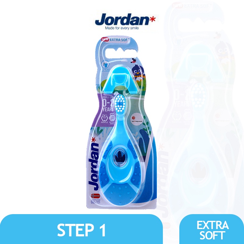 Jordan Sikat Gigi Anak / Jordan Toothbrush / Step 1 / Step 2 / Step 3 / Dewasa