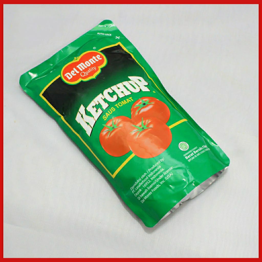 

Delmonte Ketchup Pouch Saus Tomat 1 kg