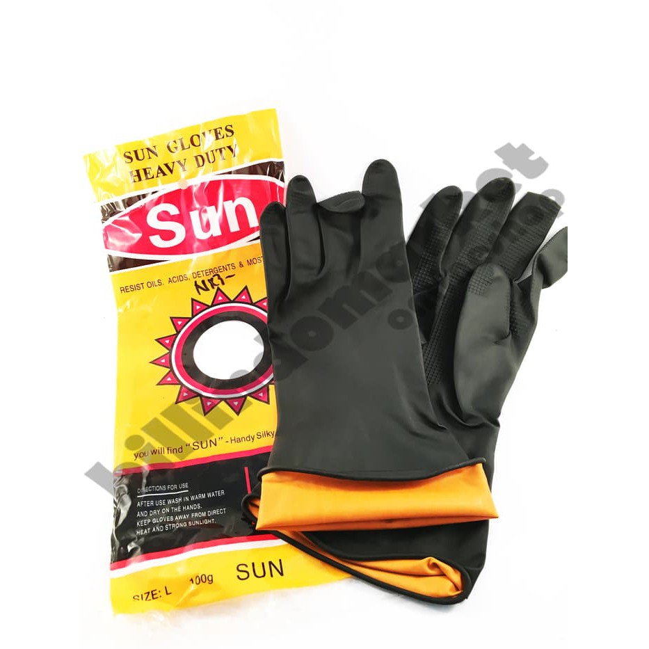 Sarung Tangan Karet Rubber Glove SUN | Shopee Indonesia