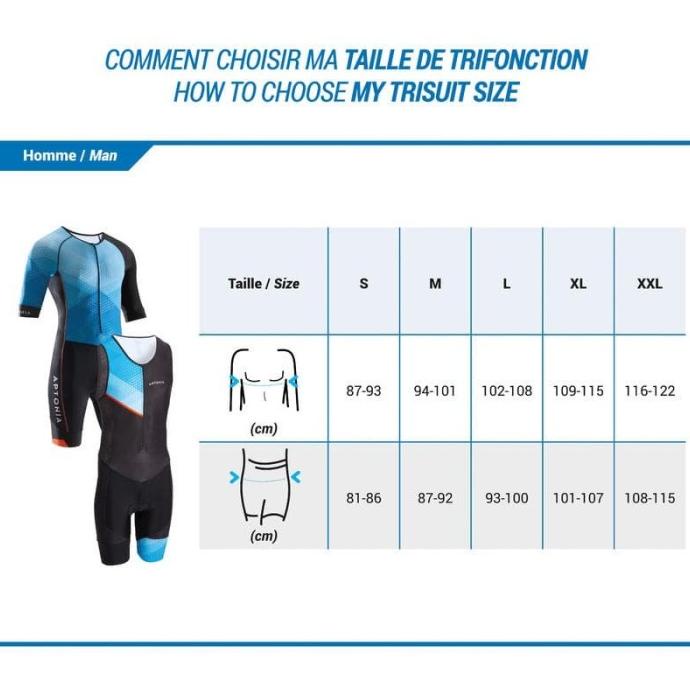 BISA COD Aptonia Trisuit Triathlon Tanpa Lengan Decathlon - 8495311