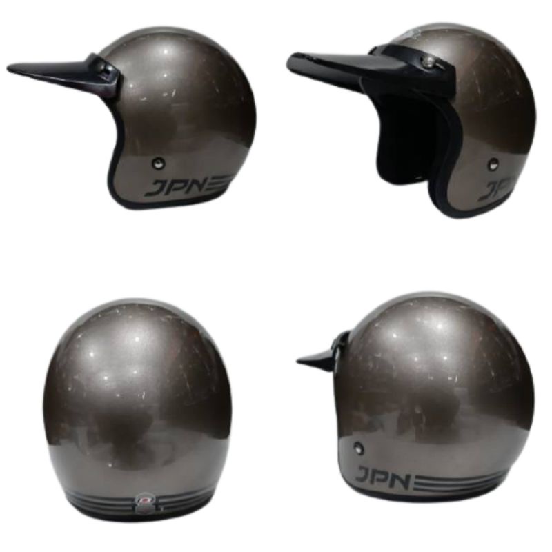 Helm bogo retro jpn arc ABU GRANITO gloss topi panjang