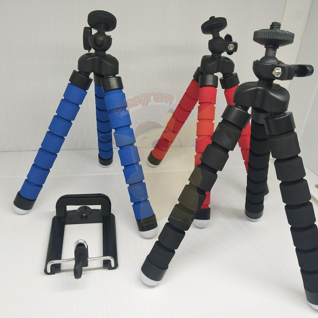 spiderpod non pack free holder u medium tripod mini spider pod flexible fleksibel holder universal