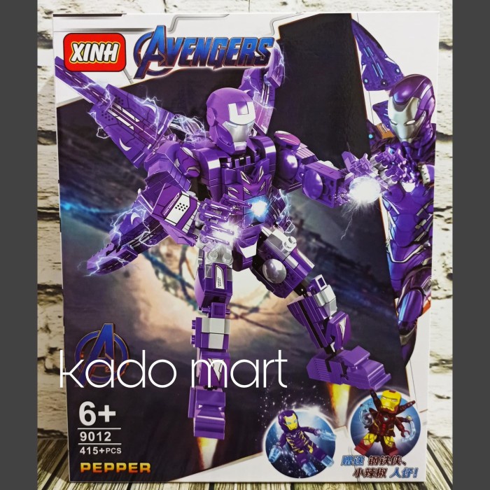 LEGO IRONMAN HULKBUSTER UNGU BRICK 415 PCS