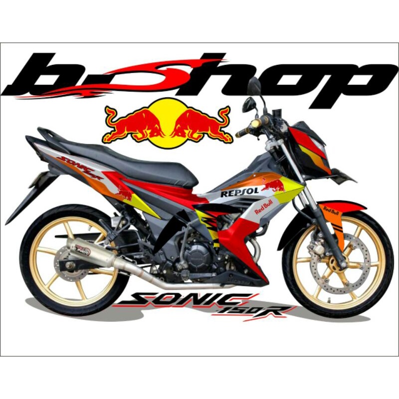 Stiker Decal Sonic Stiker Striping Sonic Full Body Full Variasi