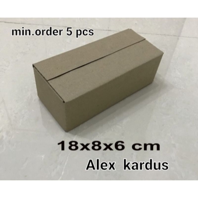 

Kardus / box / 18x8x6 cm / karton packing polos baru ST