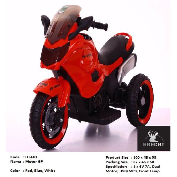 Motor Aki Anak Moto GP fh-601 Mainan Motor Anak